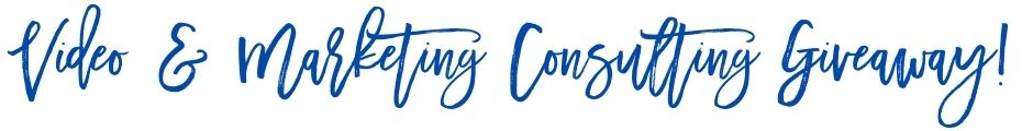 Video & Marketing Consulting Giveaway! – Giving Tuesday Video & Marketing Consulting Giveaway! - Giving Tuesday
