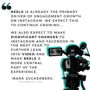 Reels is already the primary driver of engagement growth on Instagram. We expect this to continue growing... We also expect to make significant changes to Instagram and Facebook in the next year to further lean into video and make Reels a more central part of the experience.